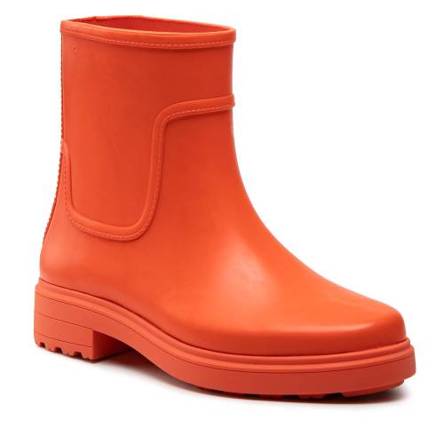 Cizme de cauciuc Calvin Klein Rain Boot HW0HW01301 Deep Orange SA1