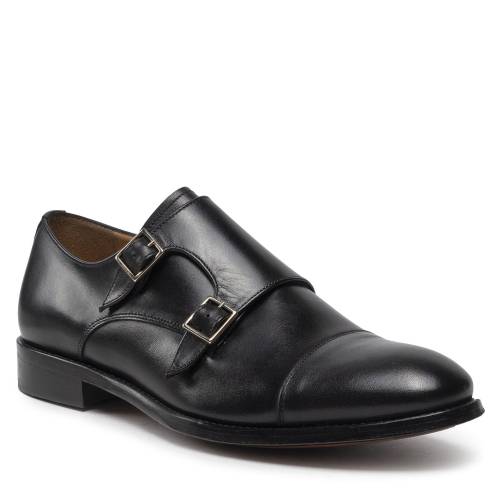 Pantofi Lord Premium Double Monks 5502 Black