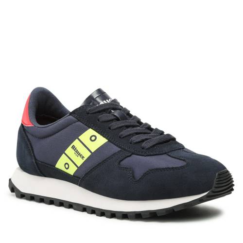 Sneakers Blauer S3DAWSON02/NYS Navy/Neon Yellow/Red