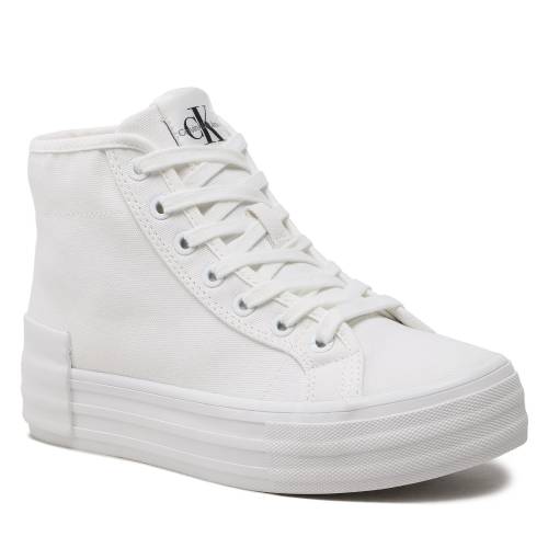 Sneakers Calvin Klein Jeans Vulc Flatform Bold Essential YW0YW01031 White YBR