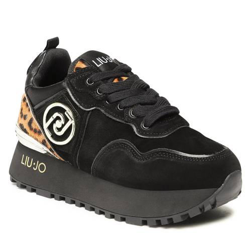 Sneakers Liu Jo Maxi Wonder 24 BF2103 PX194 Black/Leopa S1068
