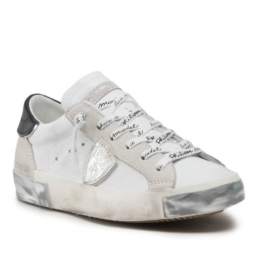 Sneakers Philippe Model Prsx PRLD MA02 Blanc Argent