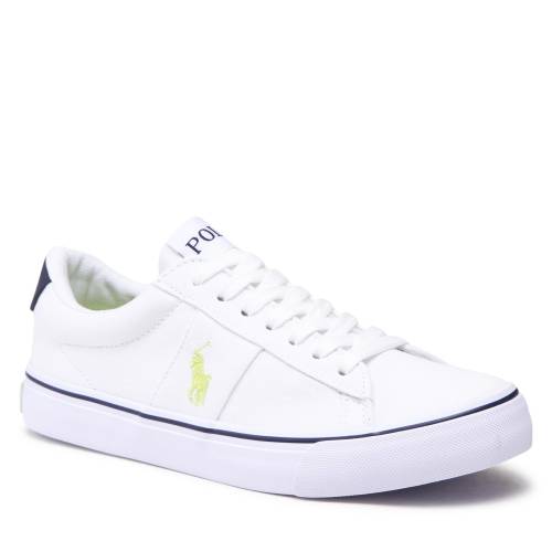 Sneakers Polo Ralph Lauren Sayer RF104092 White Recycled Canvas/Navy/Citron w/ Citron PP
