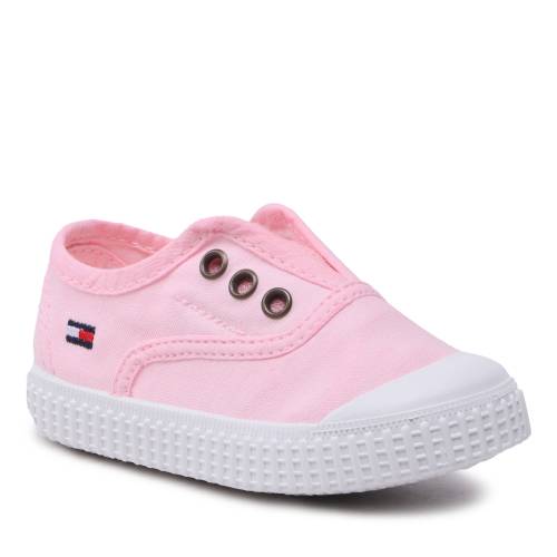 Tenisi Tommy Hilfiger Low Cut Easy-On Sneaker T1A9-32674-0890 M Pink 302
