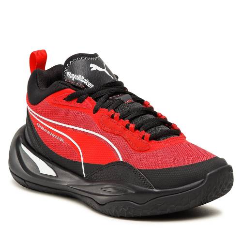 Pantofi Puma Playmaker Jr 387353 02 Red/Red/Blak/White