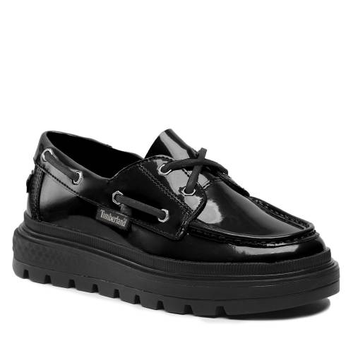 Pantofi Timberland Ray City Boat Shoe TB0A5WMC0011 Black Patent Leather