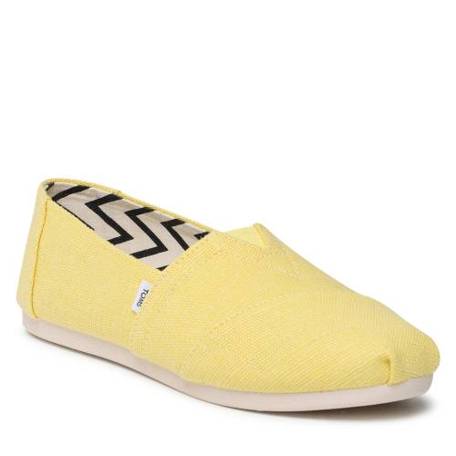 Pantofi Toms Alpargata 10019631 Sunny Yellow