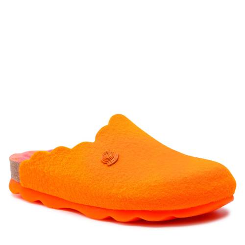 Papuci de casa Genuins Candy G104659 Fawx Sheepskin Orange Vitamin